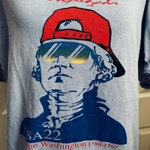Vintage Postmark George Washington “What Cherry Tree” shirt